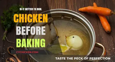 Boil Before Baking: Enhancing Chicken's Texture and Flavor?