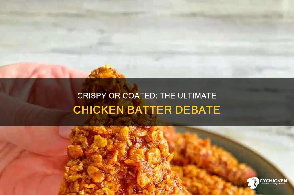 is it better to coat chicken in batter