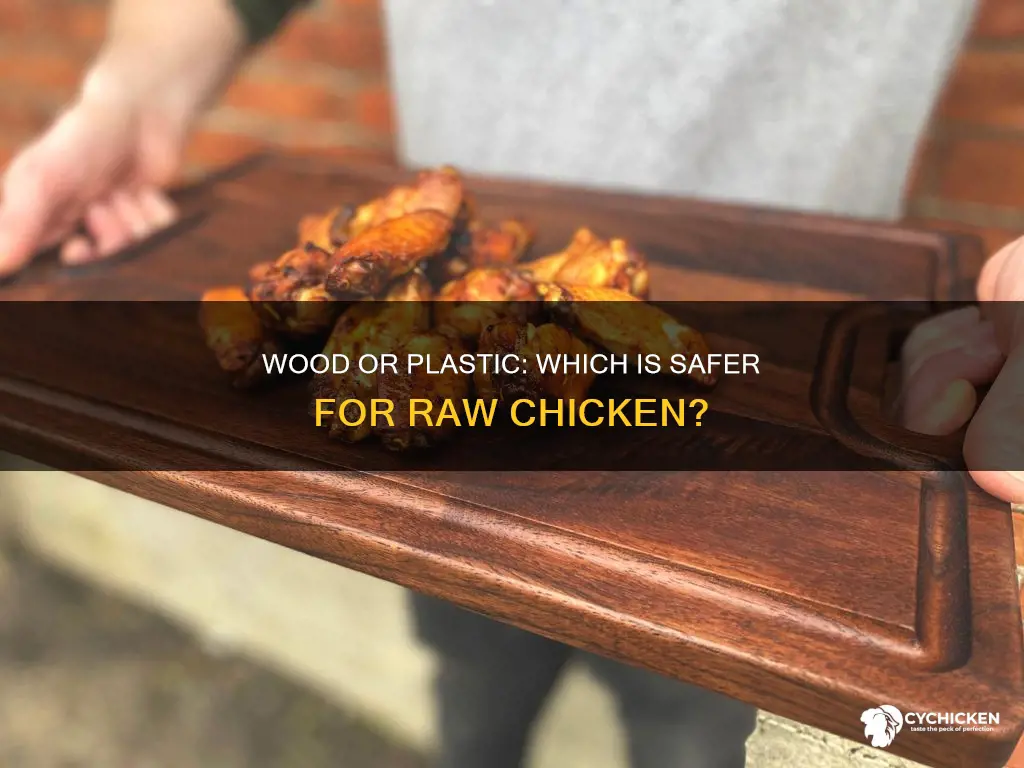 is it better to cut chicken on wood or plastic