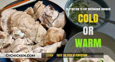 How to Cut Rotisserie Chicken: Cold or Warm?