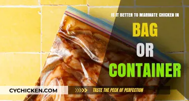 Marinating Chicken: Bag or Container?