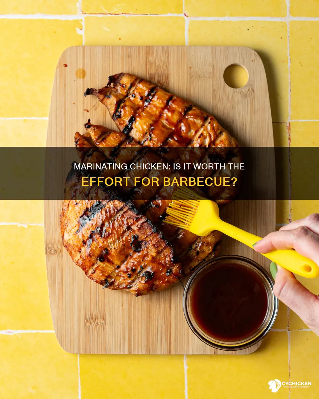 is it better to marinate chicken or no for barbeque