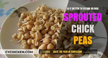 Steaming vs Boiling Sprouted Chickpeas: Which is Healthier?