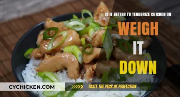 The Best Way to Prepare Chicken: Tenderize or Weight?