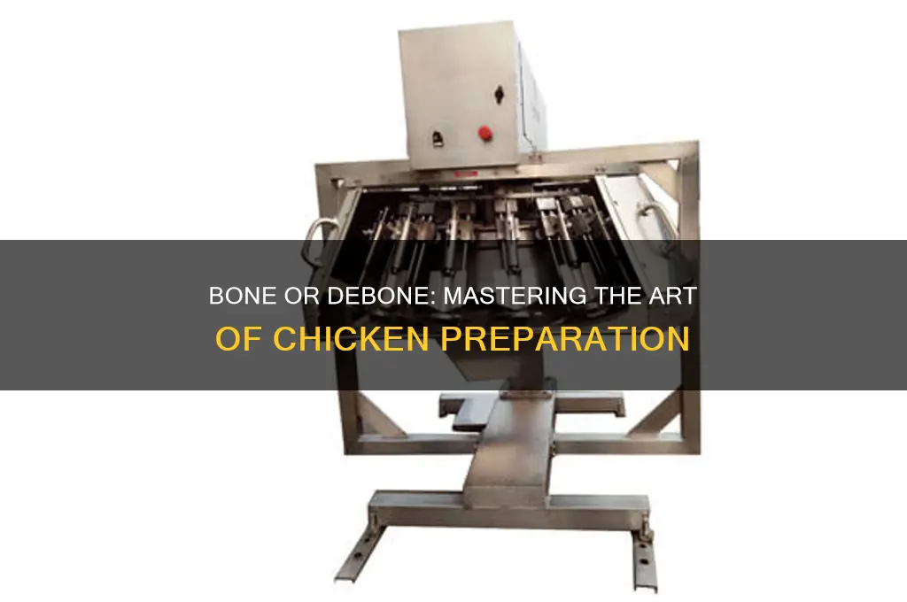 is it bone or debone a chicken