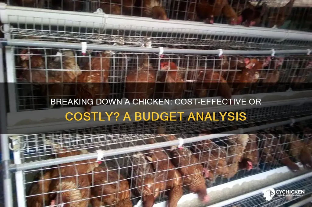 is it cheaper to break down a chicken