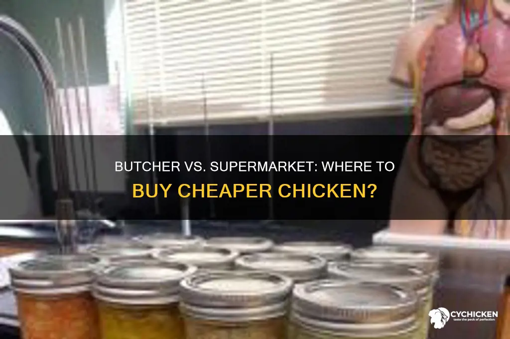 is it cheaper to buy chicken atva butcher