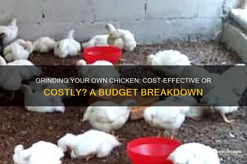is it cheaper to grind your own chicken