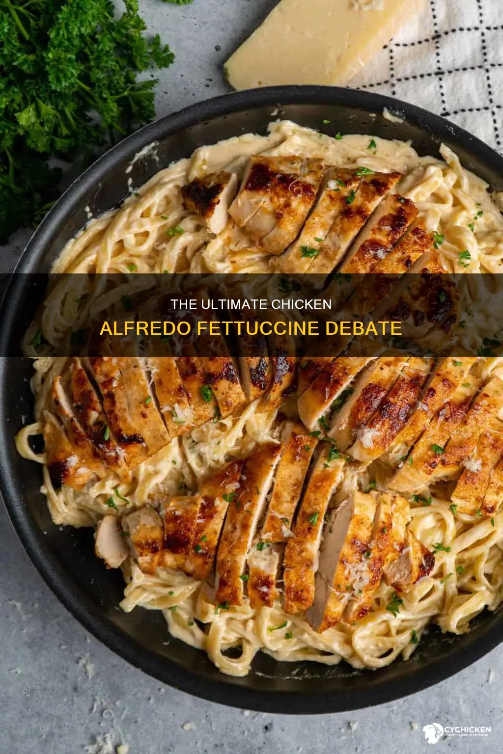is it chicken alfredo fettuccine or alfredo chicken fettuccini
