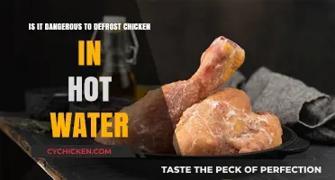 Defrosting Chicken: Hot Water Safety Hazards