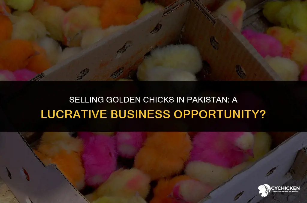 is it easy to sale golden chicks in pakistan