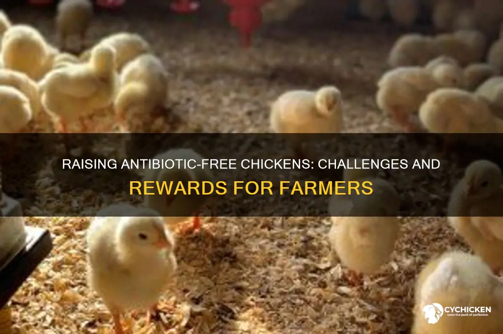 is it hard to raise antibiotic free chicken