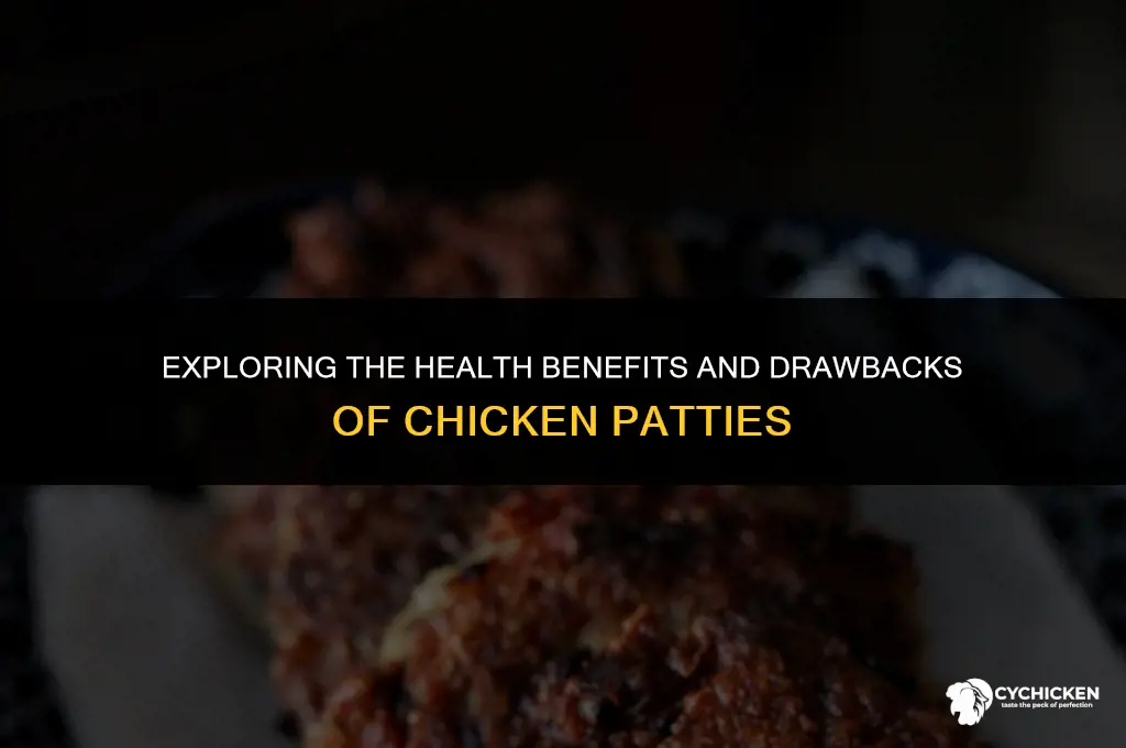 is it healthy to each chicken patties