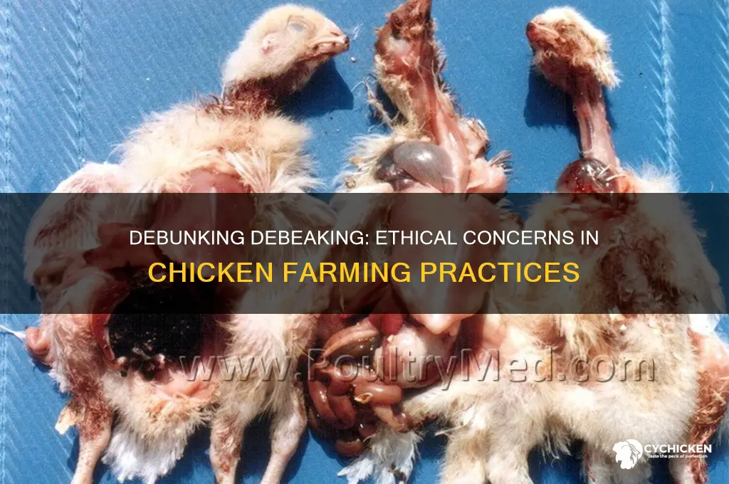 is it humane to remove chicken beaks