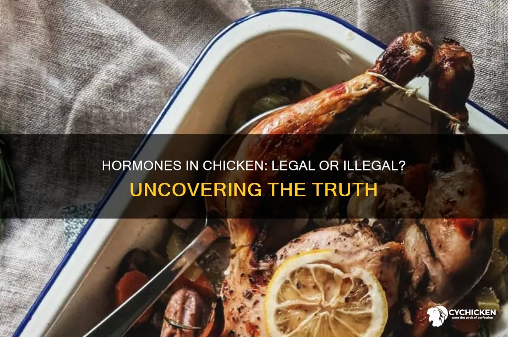 is it illegal to add hormones to chicken