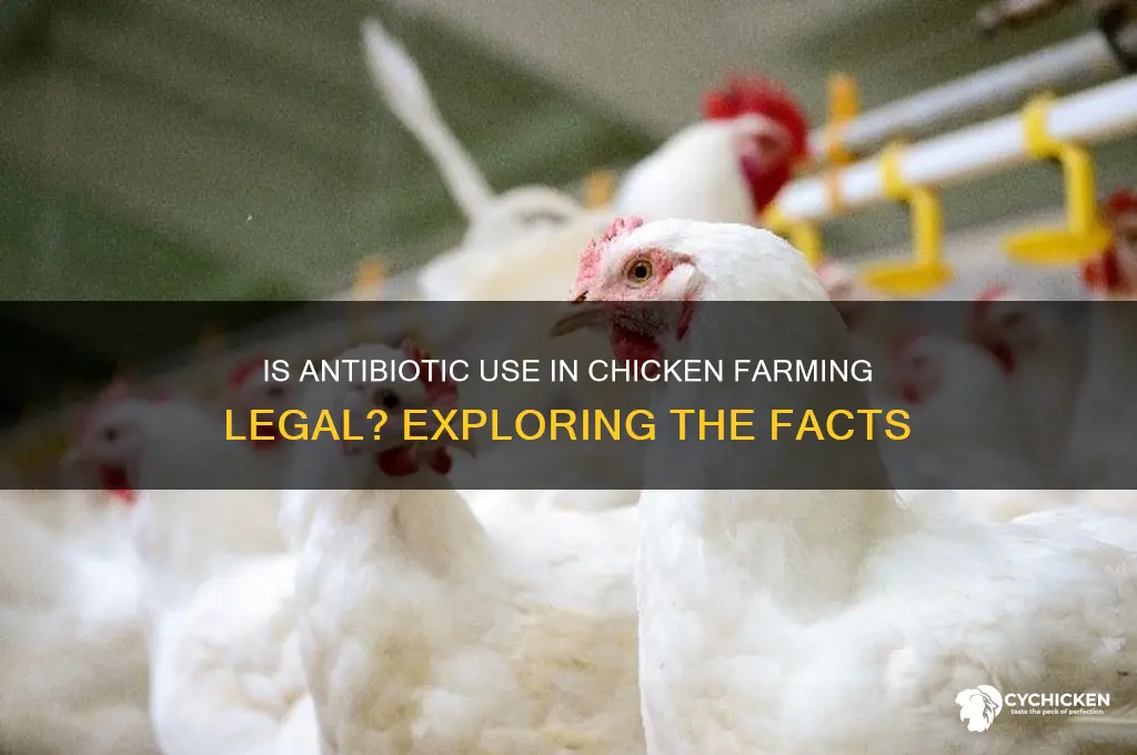 is it illegal to put antibiotics in chicken