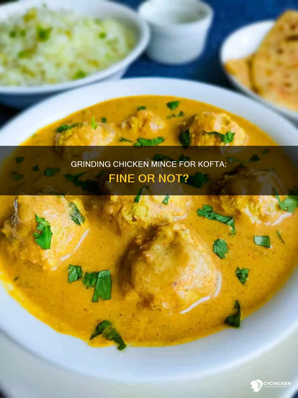 is it important to grind mince fine for chicken kofta