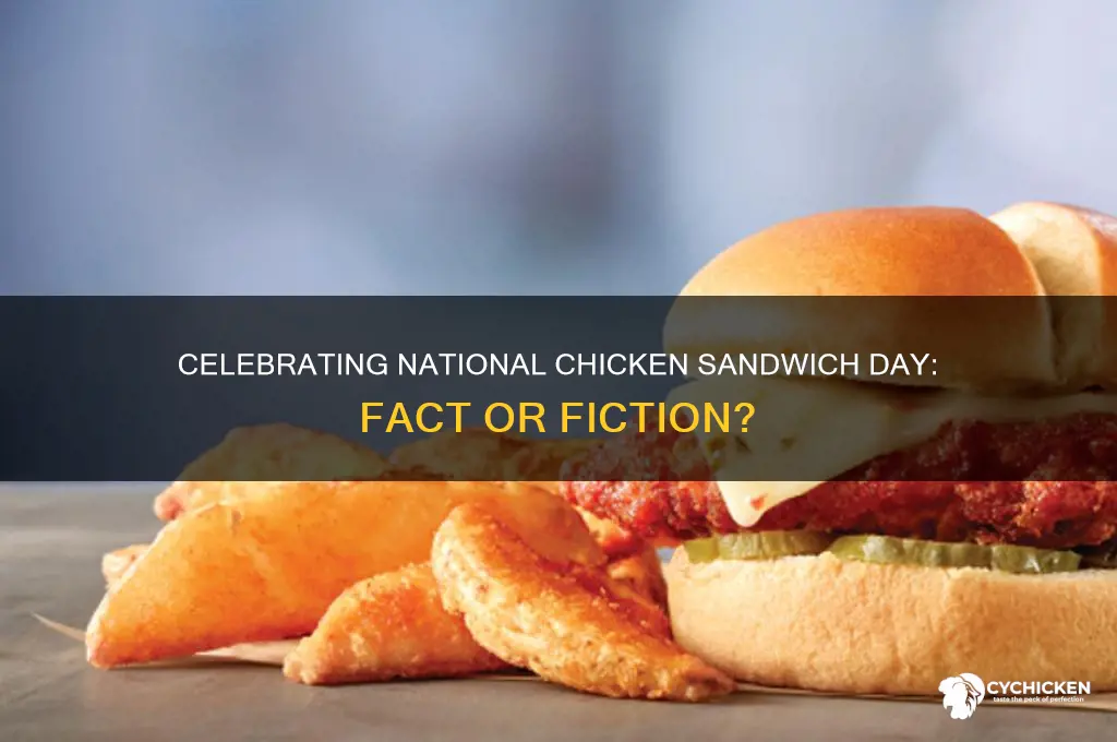 is it national chicken sandwich day