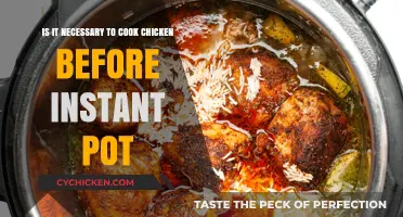 Exploring the Myth: Pre-Cooking Chicken Before Instant Potting