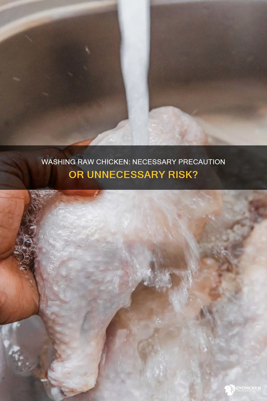 is it necessary to wash raw chicken before baking it