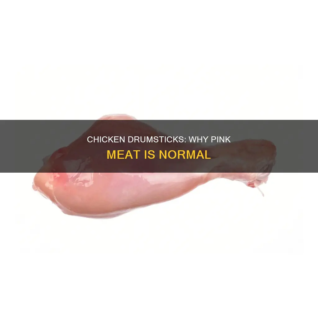is it normal for chicken drumsticks to be pink