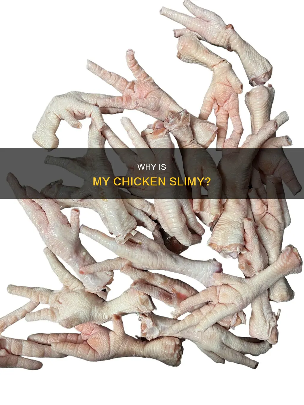 is it normal for chicken to be a little slimy