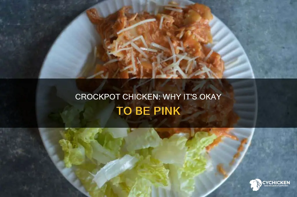 is it normal for crockpot chicken to have pink tint