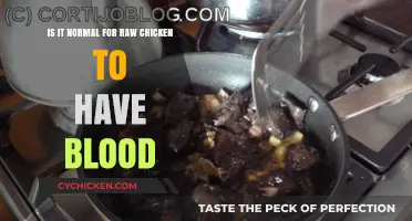 Why Does Raw Chicken Have Blood?