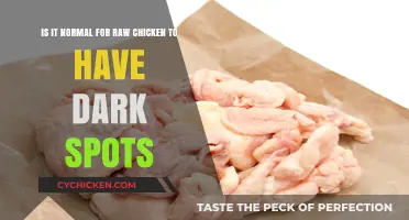 Raw Chicken Dark Spots: What's Normal?