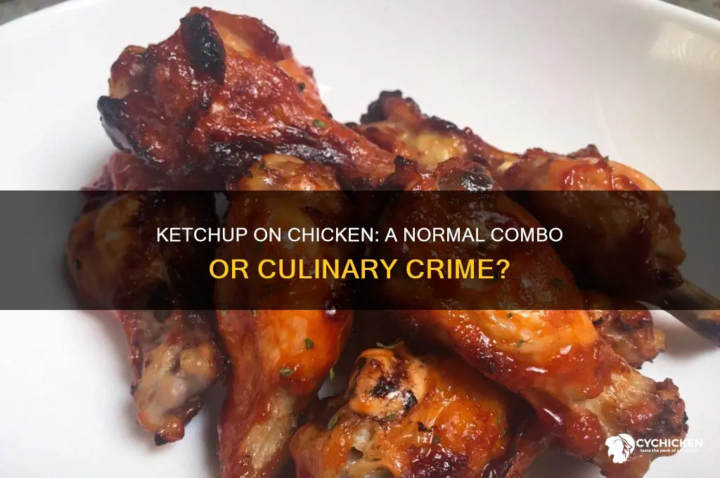 is it normal to put ketchup on chicken