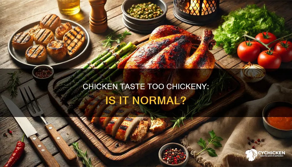 is it normal to think chicken is too chickeny