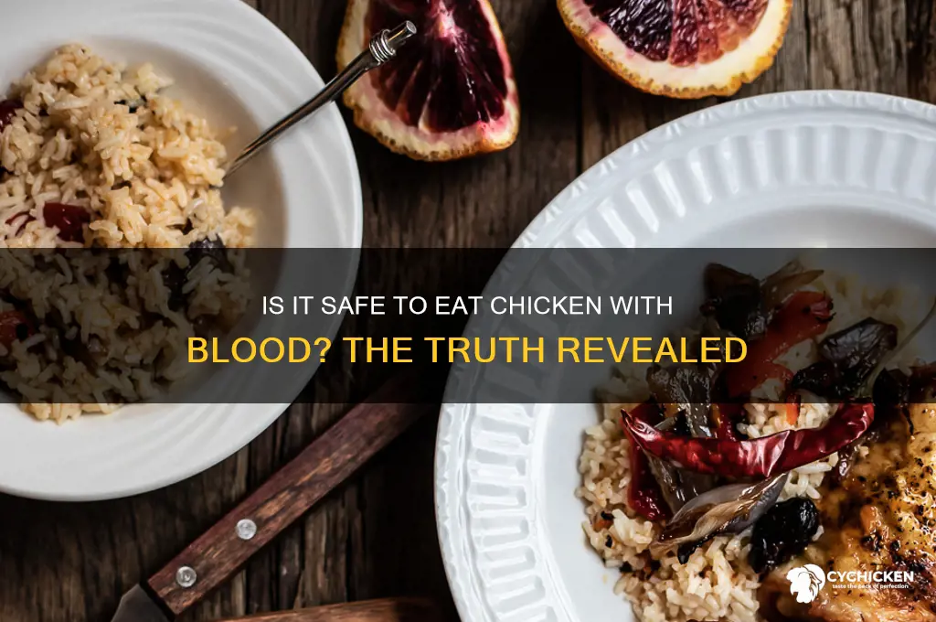 is it ok for chicken to be bloody