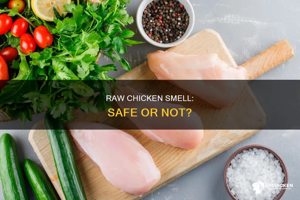 is it ok if raw chicken has a smell