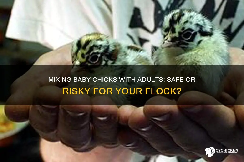 is it ok to buy baby chicks with adults