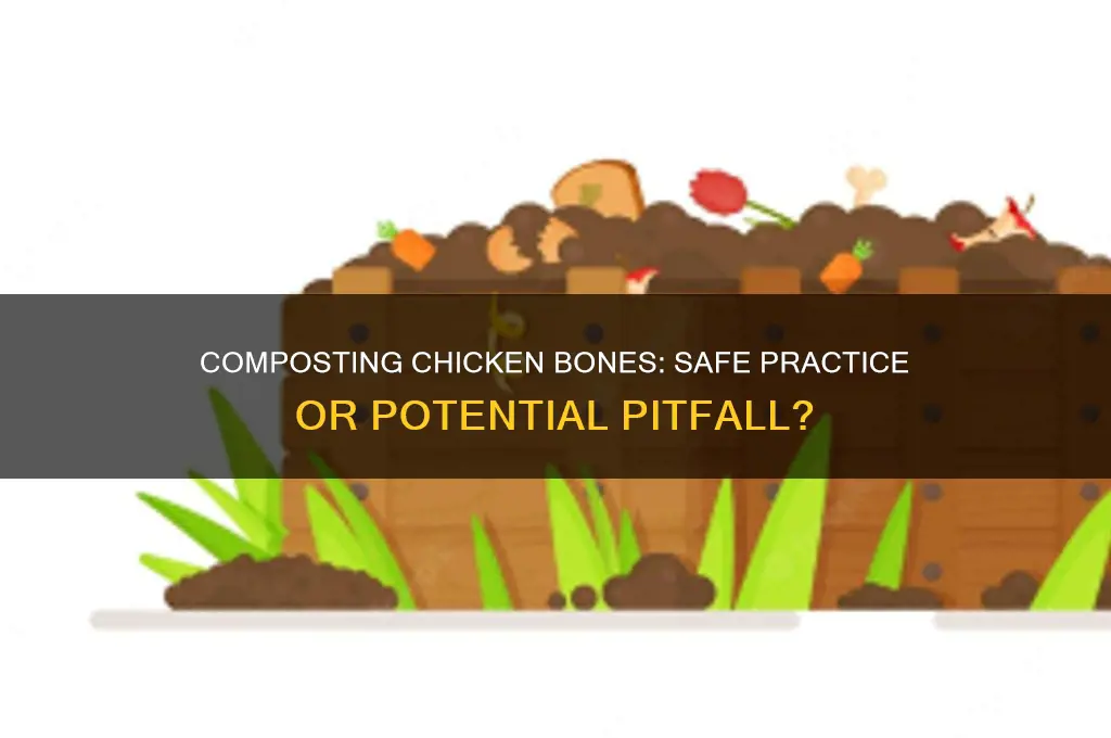 is it ok to compost chicken bones