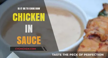 Cooking Raw Chicken in Sauce: Safe or Risky Practice?