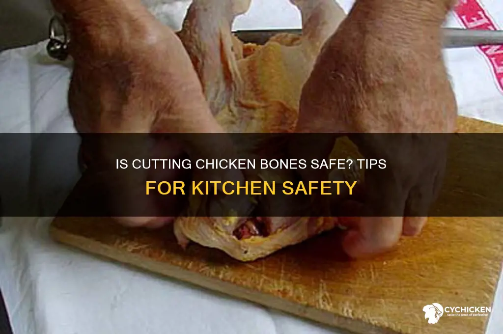 is it ok to cut chicken bones