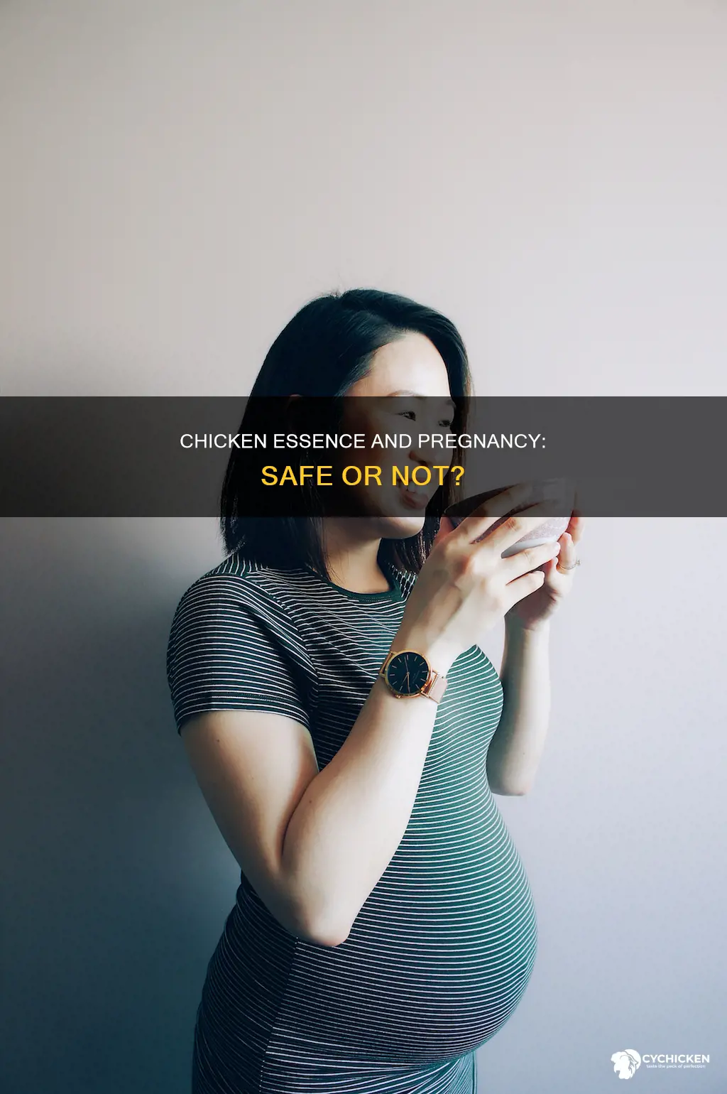 is it ok to drink chicken essence during pregnancy