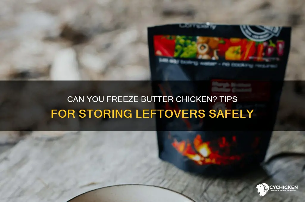is it ok to freeze butter chicken