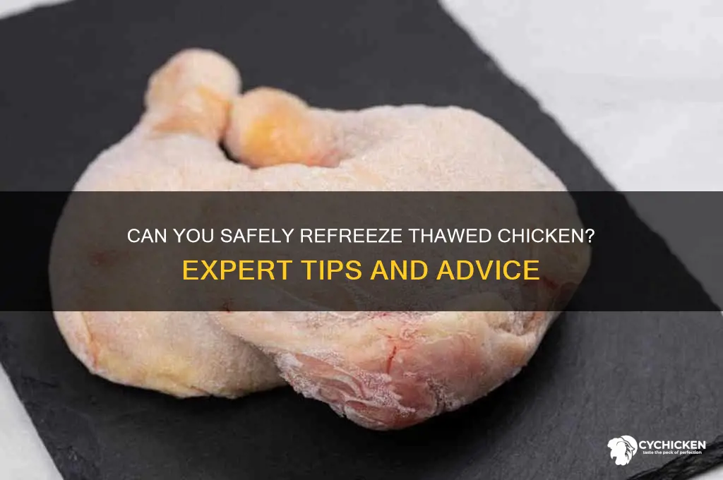 is it ok to freeze chicken after thawing