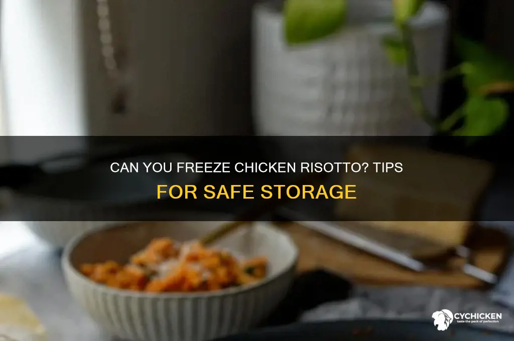 is it ok to freeze chicken risotto
