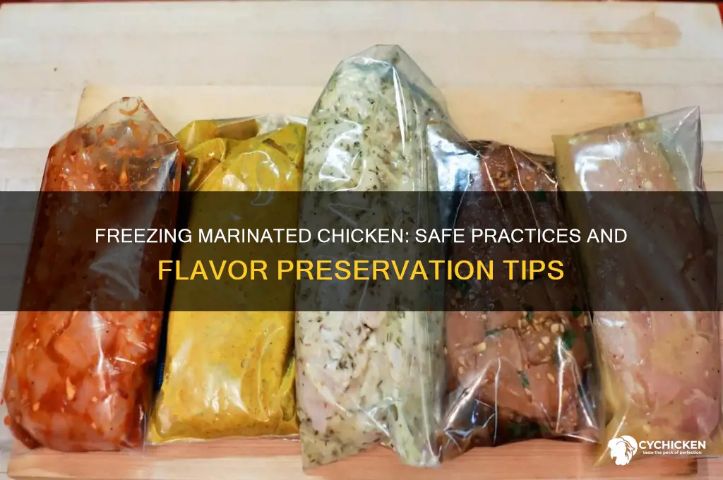 is it ok to freeze marinated chicken
