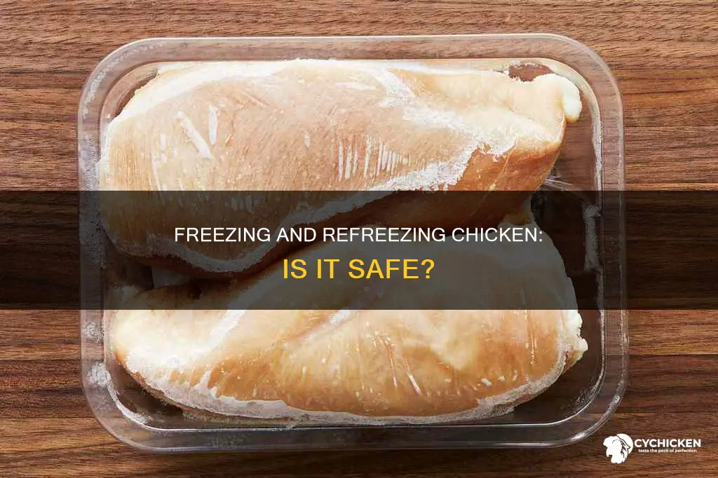 is it ok to freeze thaw and refreeze chicken