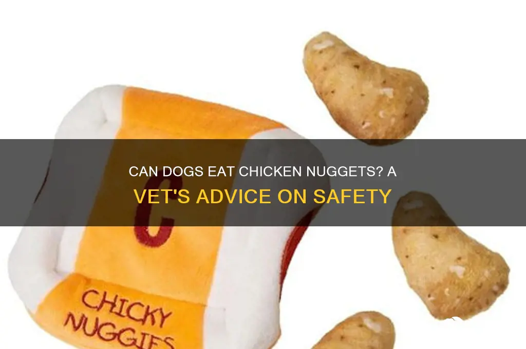 is it ok to give dogs chicken nuggets