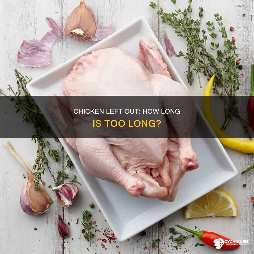 is it ok to have chicken out for 3 hours