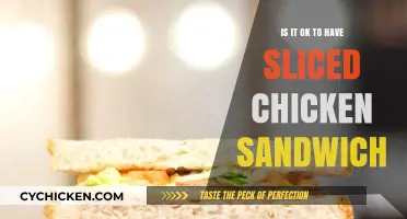 Is a Sliced Chicken Sandwich a Healthy Lunch Choice?