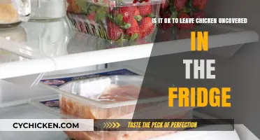Chicken Storage: Uncovered Safe in Fridge?