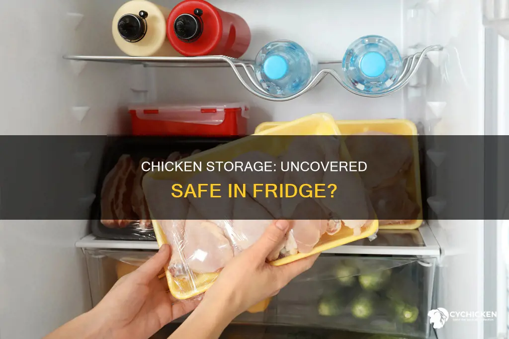 is it ok to leave chicken uncovered in the fridge