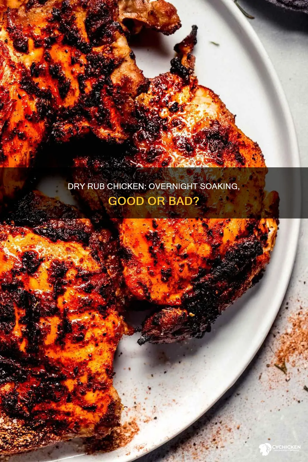 is it ok to leave dry rub on chicken overnight