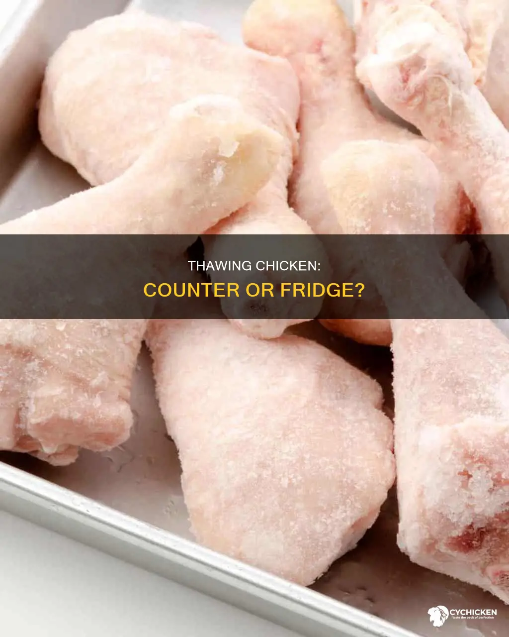 is it ok to let chicken thaw on counter